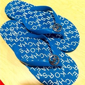 Michael Kors Shoes - Turquoise Flip Flop